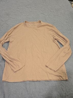 Mango Men's Long Sleeve Tee in Dusty Rose Size L!